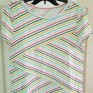 🌟3/$10 Loft Short Sleeve Tee in Vibrant Stripe🌟